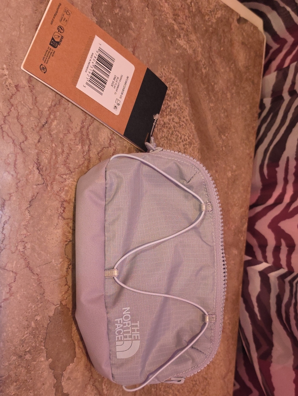 The North Face Lavender/Gray Bungee Front Waist Pack